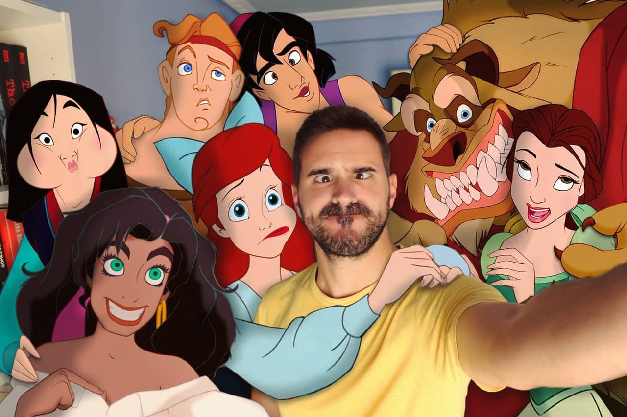 Samuel Manzanera Blasco ilustra su día a día a lado de personajes Disney: fotos