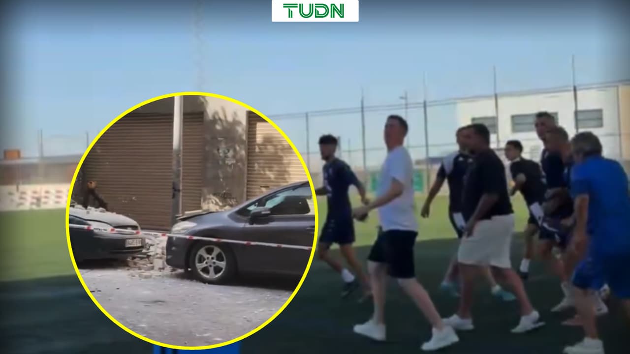 Terremoto sacude Granada en pleno entrenamiento de un equipo de futbol