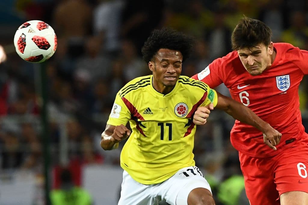 Los colombianos no fueron claros en la búsqueda del arco inglés y de hecho apenas tuvieron un remate directo al arco del inglés Jordan Pickford.