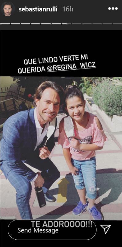 El actor compartió una fotografía junto a 
<b>Regina Graniewicz </b>en sus historias de Instagram para captar el momento.
<br>