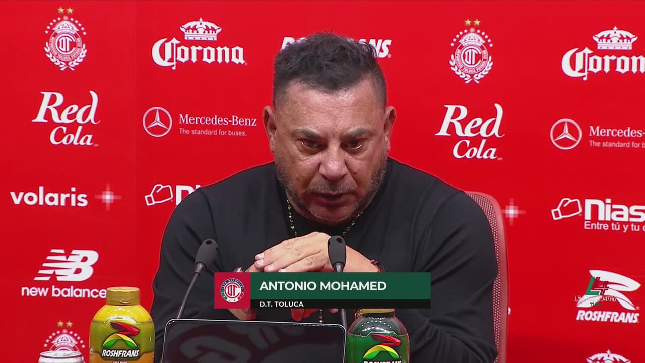 Mohamed da la cara y revela la única razón por la que saldría de Toluca