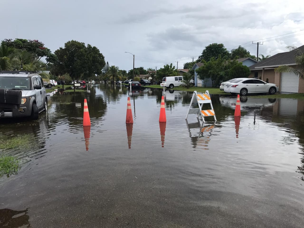 Las lluvias pueden regresar esta mañana mientras llega un frente frío al sur de Florida