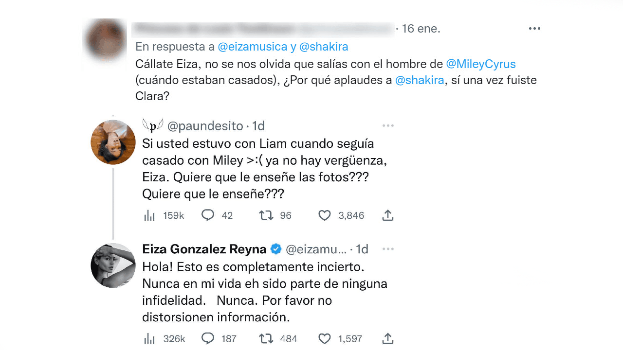 Comparan a Eiza González con Clara Chía y ella se defiende.