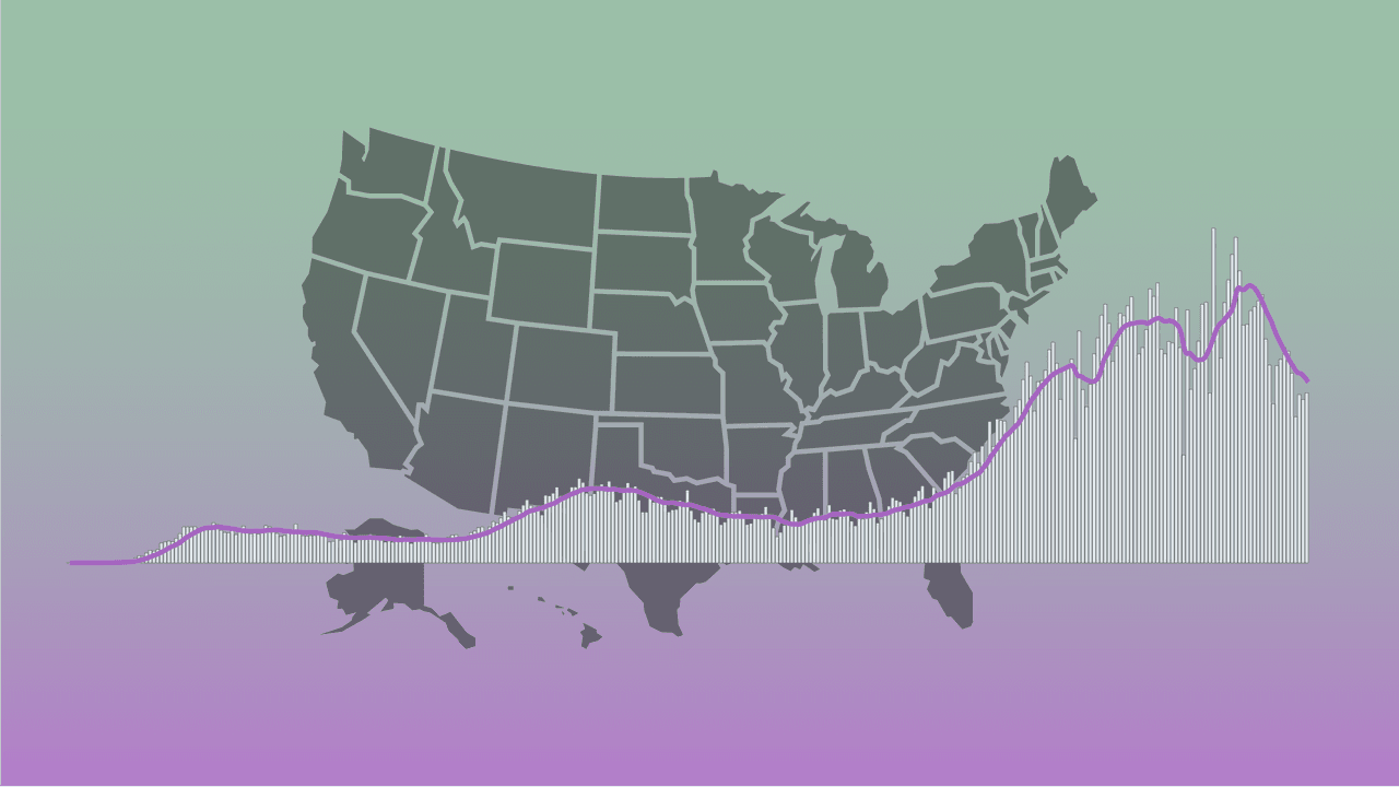 El coronavirus en EEUU: este interactivo te muestra si suben o bajan los casos y muertes en tu estado