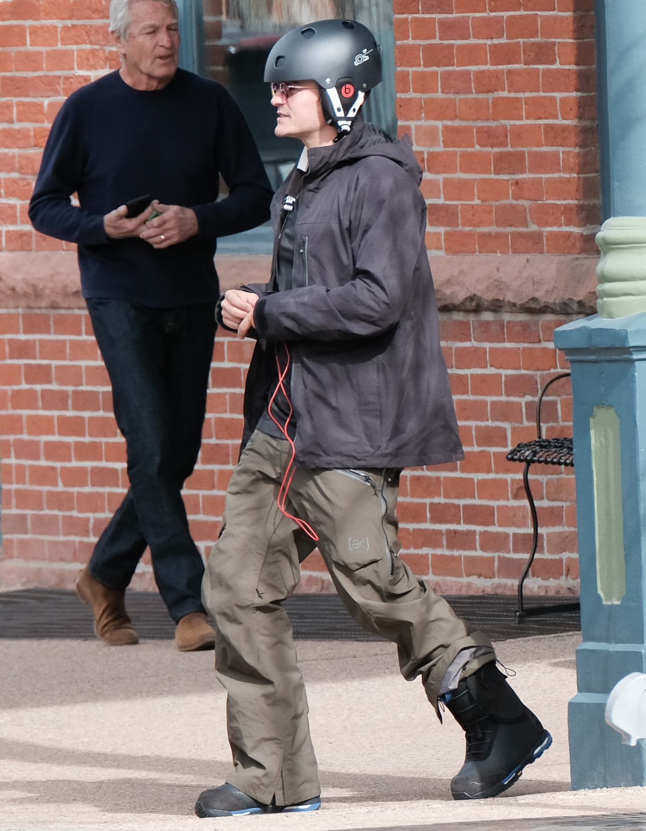 Encontramos a Orlando Bloom en Aspen.