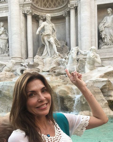 Lorena Meritano cumplió uno de sus sueños en su reciente viaje a Europa.