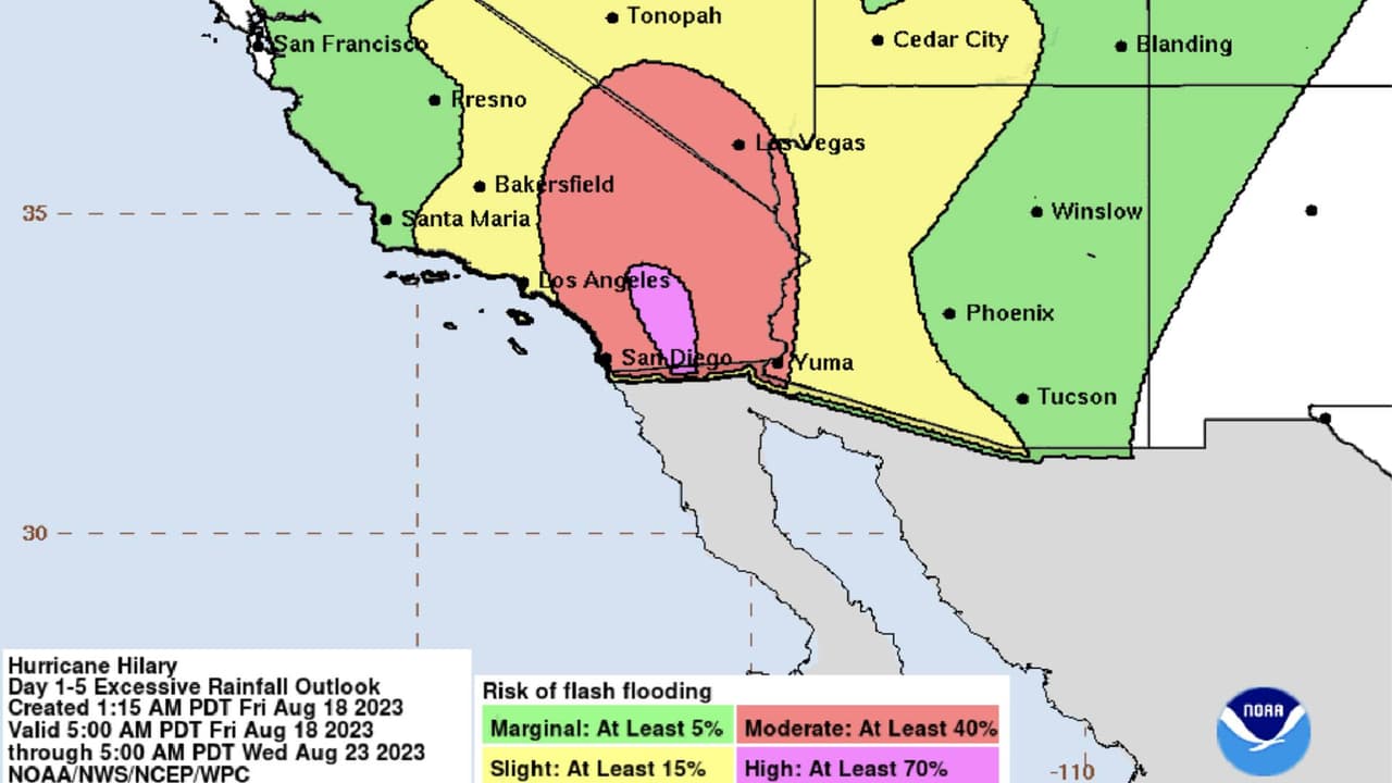 Se activó una Vigilancia de Inundación que estará vigente a partir del sábado
