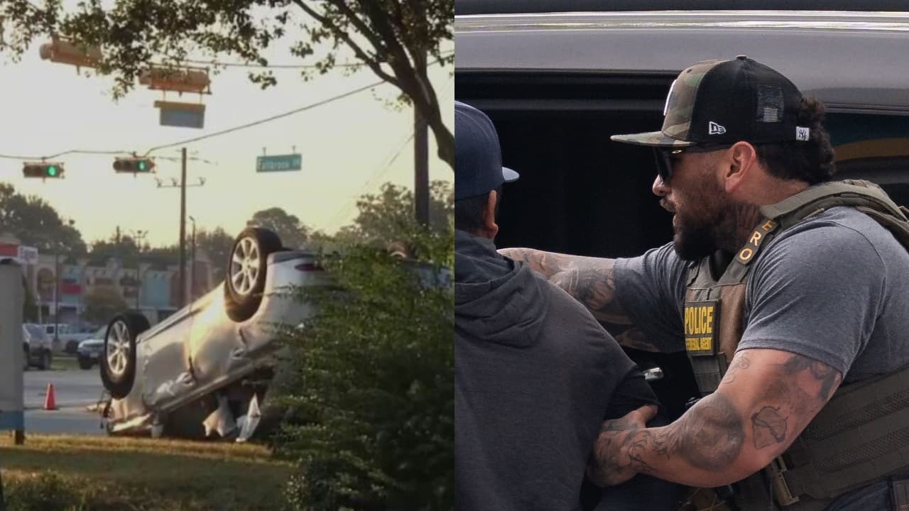 Hispano que huyó tras incidente con ICE y choque en Houston tiene orden final de deportación y sigue prófugo: esto sabemos