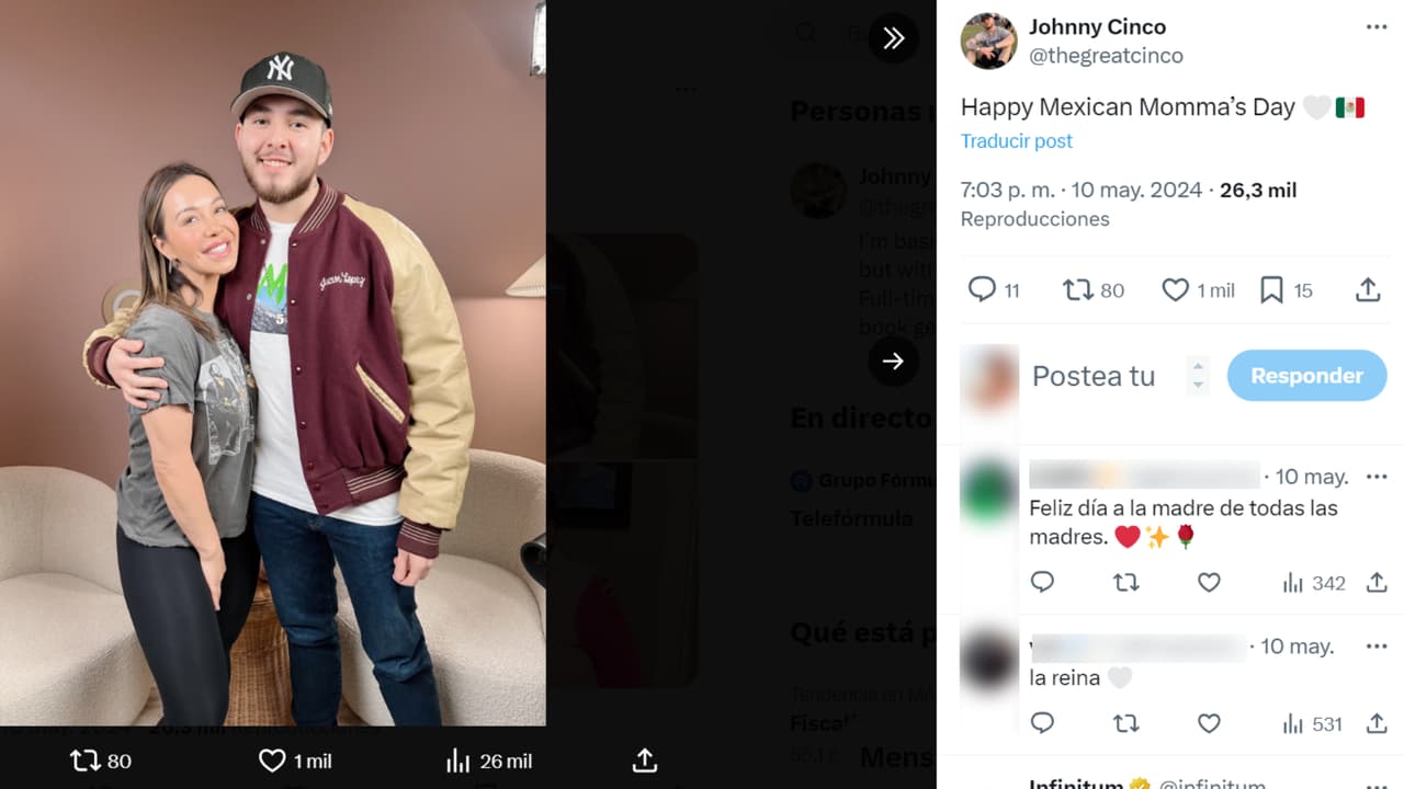 En esa misma publicación incluyó esta foto con su hermana Chiquis, a quien considera como una segunda madre.