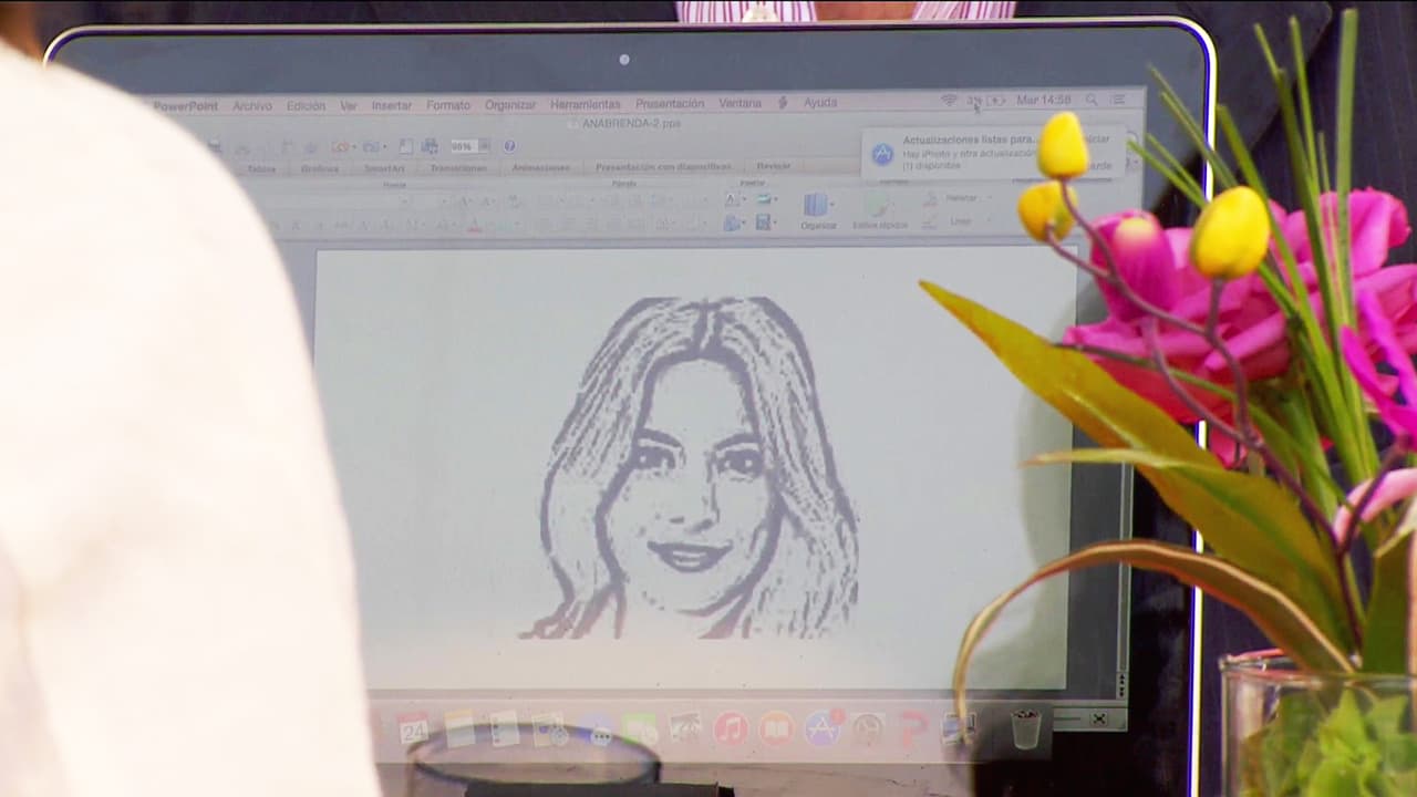 ¡Qué sorpresa! El retrato que el investigador te presentó es igualito a Verónica. ¿Será tu hija?