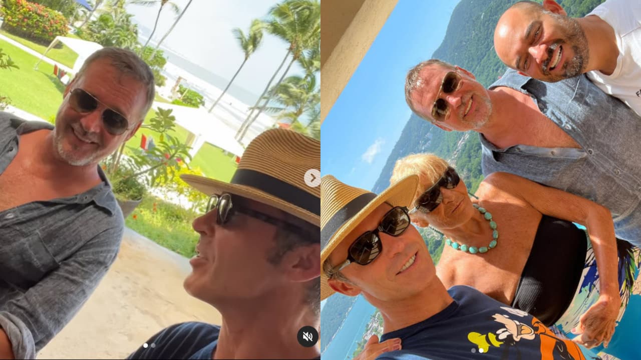 La aparición de los dos hijos de Andrés García ocurre justo cuando el actor anunció que hizo cambios en su testamento.