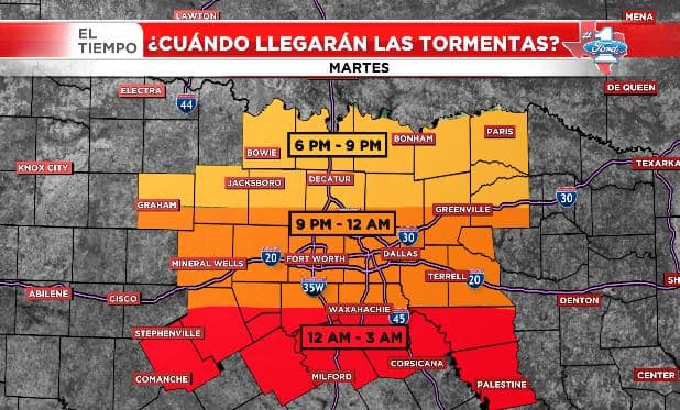 ¿Cuándo llegarán las tormentas?