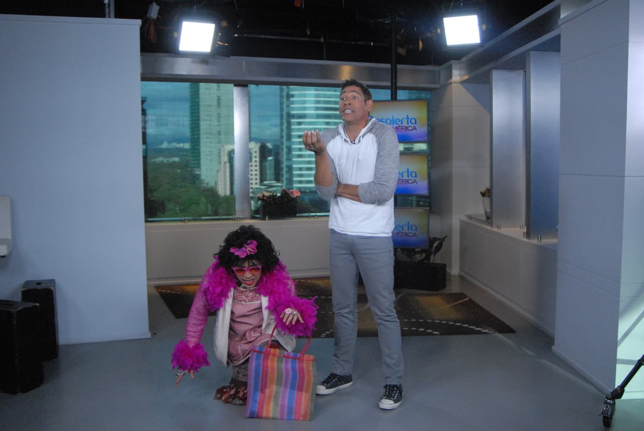 El segmento estaba por iniciar y faltaba alguien a cuadro.