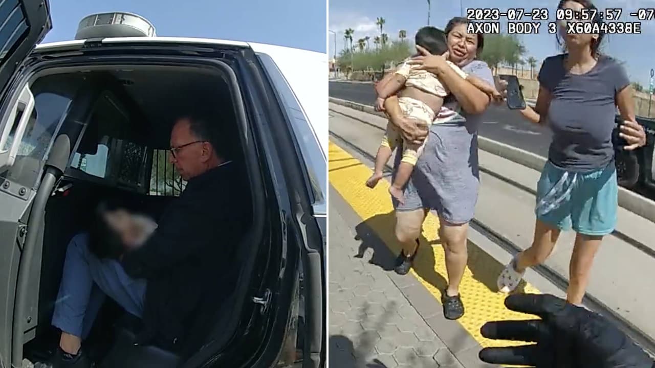 Bebé queda inconsciente y deja de respirar; policía logra salvarle la vida