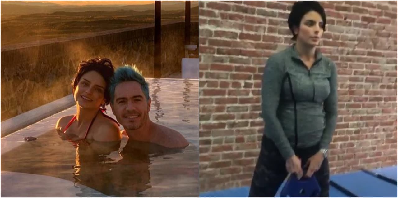 Esta es la rutina con la que Aislinn Derbez se mantiene en forma a los 8 meses de embarazo