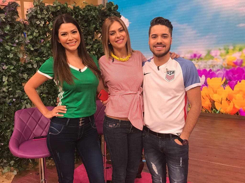 La bella Daniela Di Giacomo fue otras de nuestas invitadas de esta mañana.