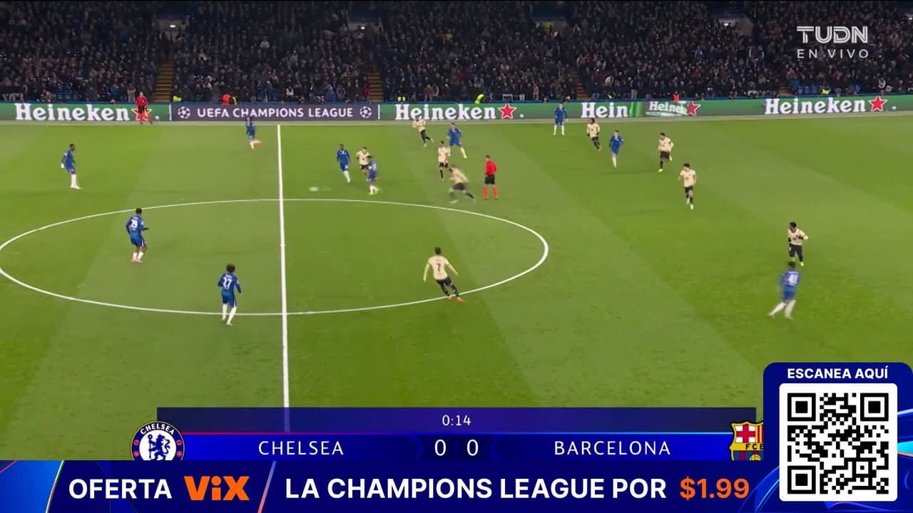 ¡Inicia la transmisión! Chelsea vs Barcelona de UEFA Champions League EN DIRECTO