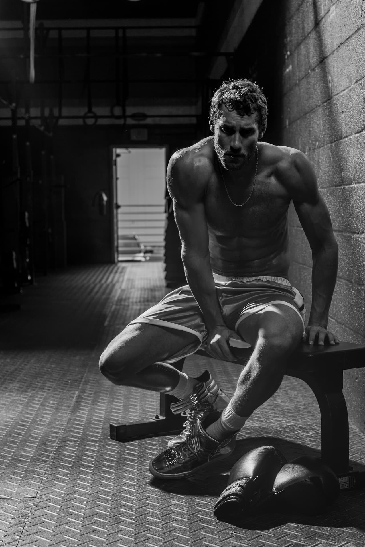 Franco Noriega en exclusiva para Mira Quién Baila. 
<br> Fotógrafo: 
<b>Felipe Cuevas / Univision</b> Locación: 
<b>CrossFit Doral – Miami, FL</b> Vestuario: 
<b>Blanca Elena Martínez</b> MakeUp: 
<b>Rocco Donna Hair & Beauty Art</b>