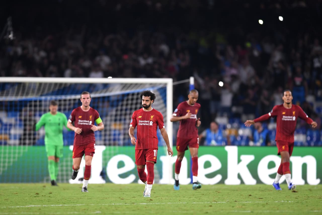 El campeón, Liverpool sigue sin ganar en el San Paolo.