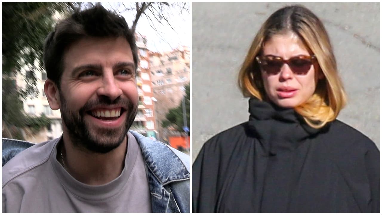 Clara Chía choca contra un anuncio publicitario en la calle y Piqué reacciona así