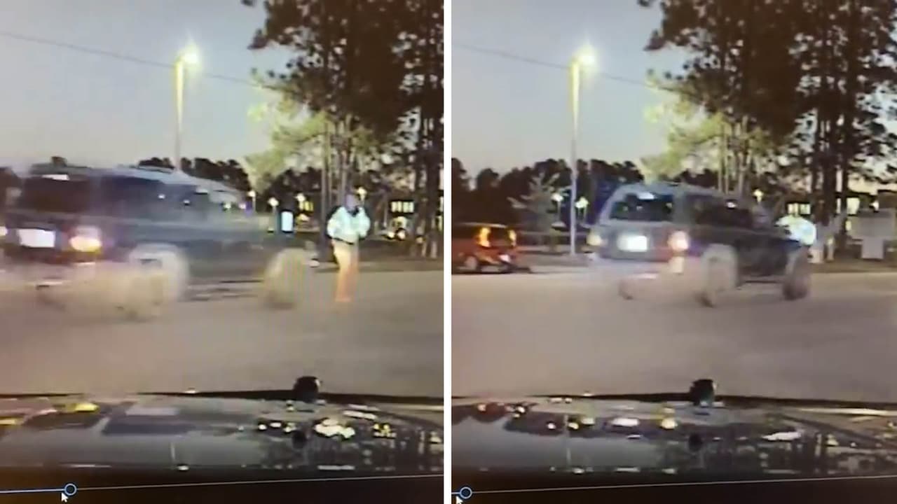 Urgen precaución en Georgia luego de que conductor atropellara a oficial frente a escuela