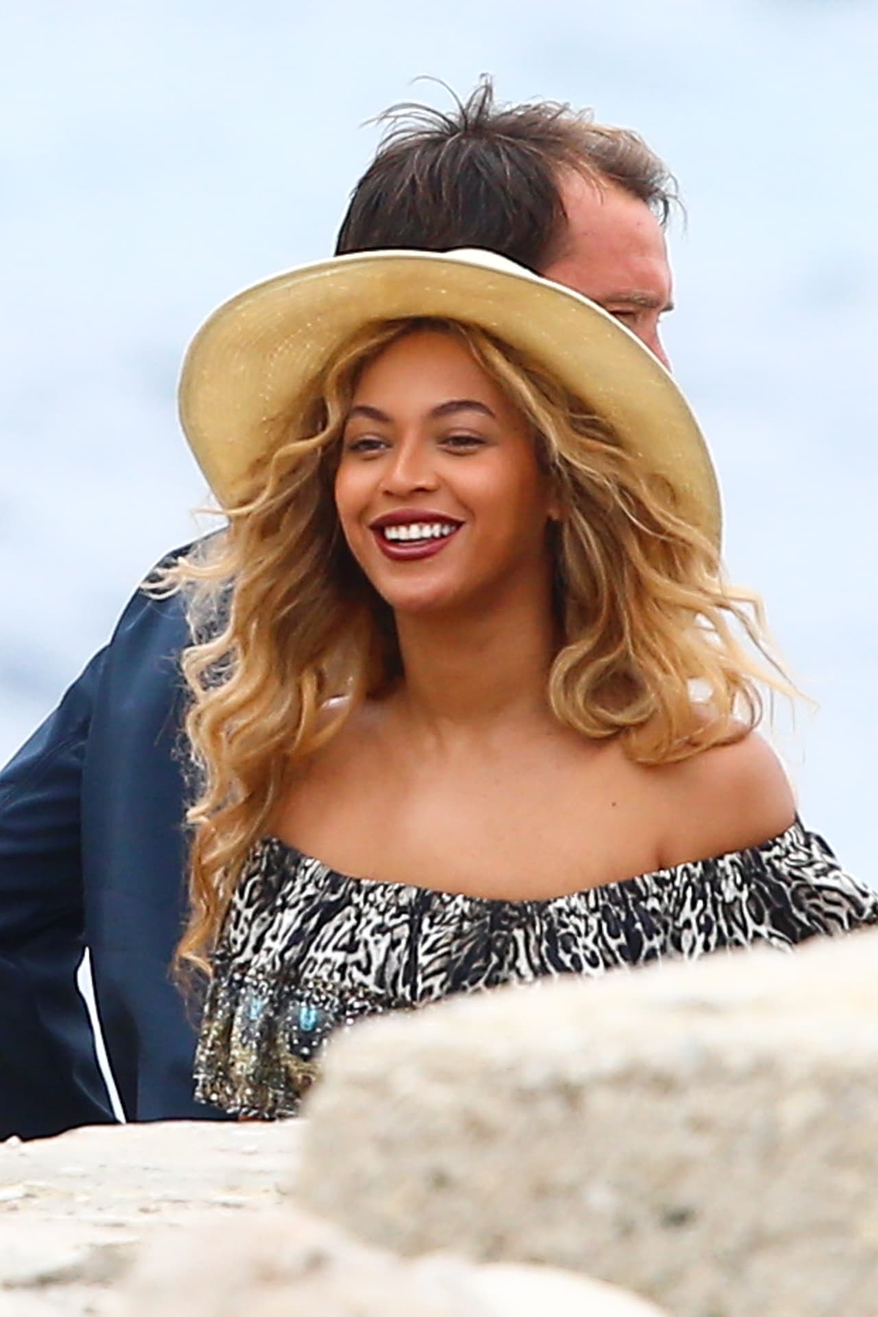 La cantante estaba muy feliz.