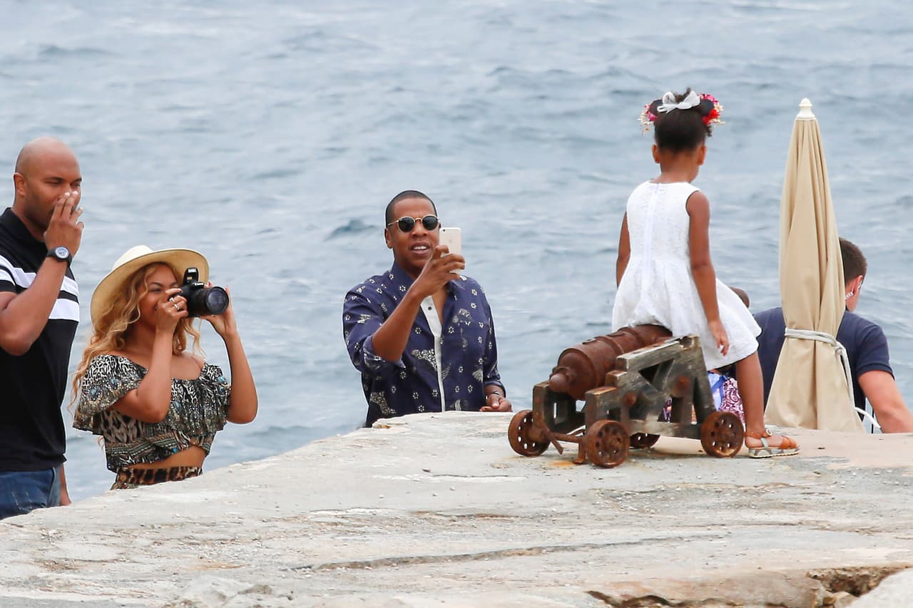 Blue Ivy se divirtió al máximo.