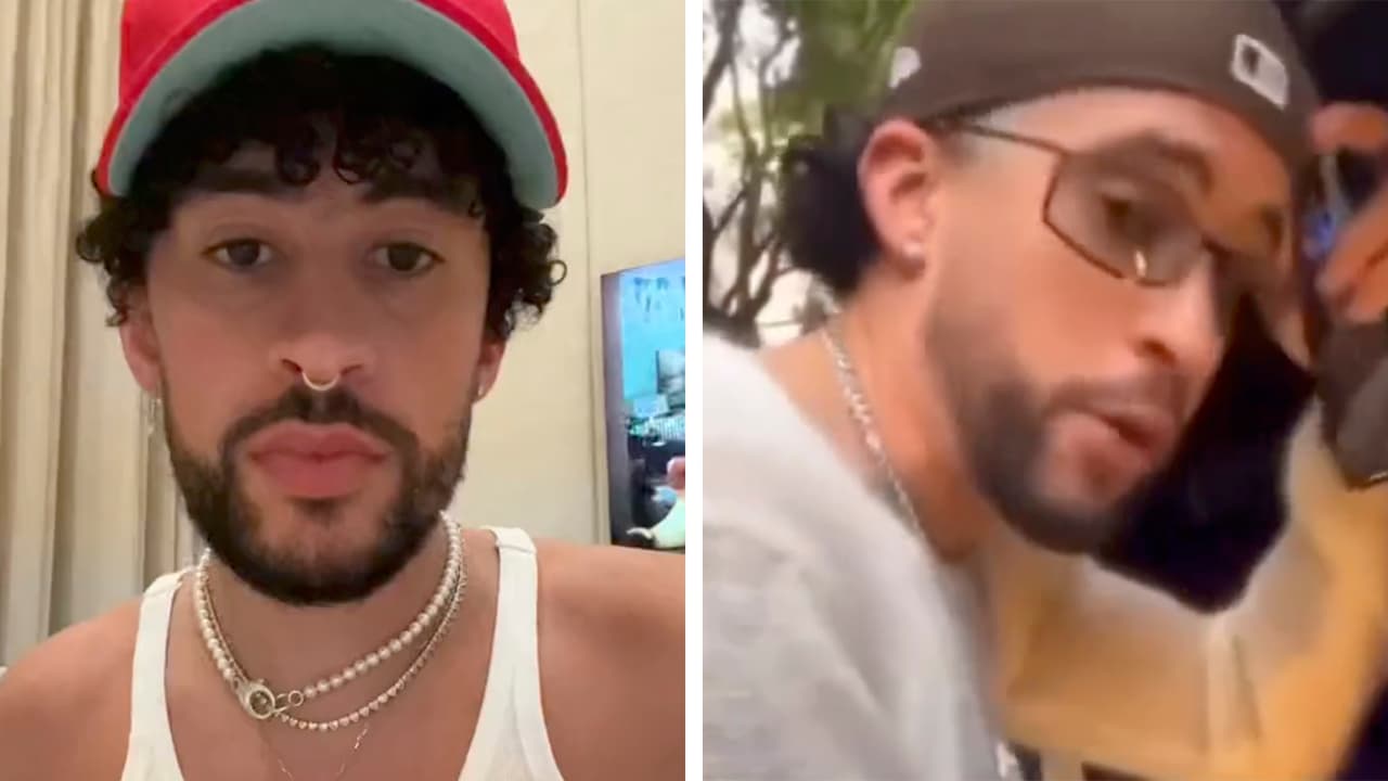 "No debe estar un niño aquí": Bad Bunny se molesta con un fan que le acercó a su bebé