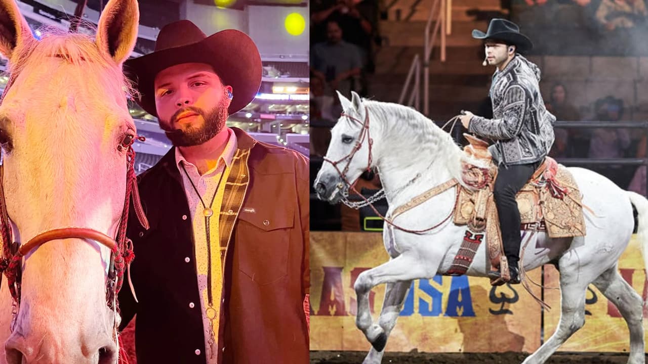 Leonardo Aguilar es el menor de los dos hijos varones que tiene Pepe Aguilar. Él nació del matrimonio del cantante con Aneliz Álvarez.