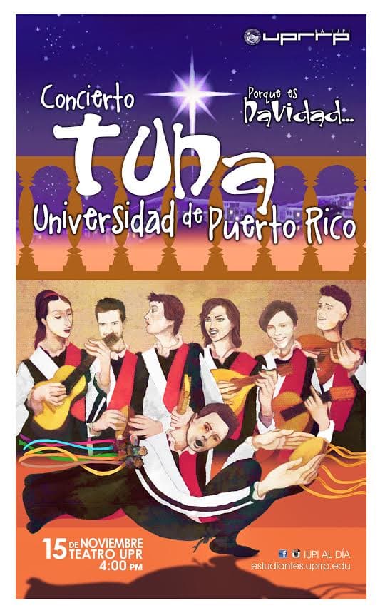 Evento navideño de la Tuna de la Universidad de Puerto Rico