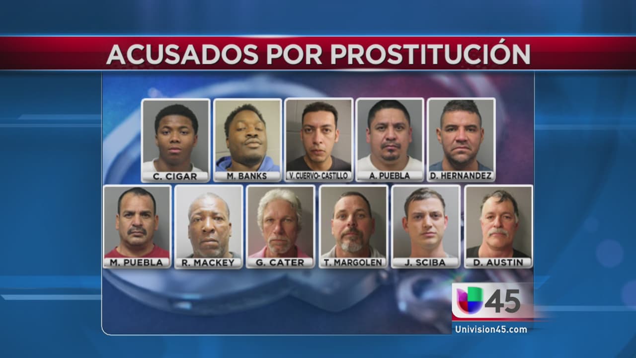 Ex policía entre los arrestados en operativo anti prostitución