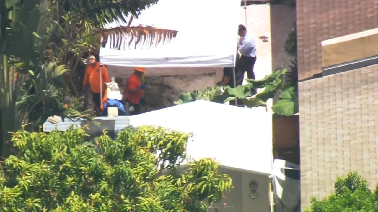 Policía escava patio de residencia en Miami tras pistas de persona desaparecida en 1982