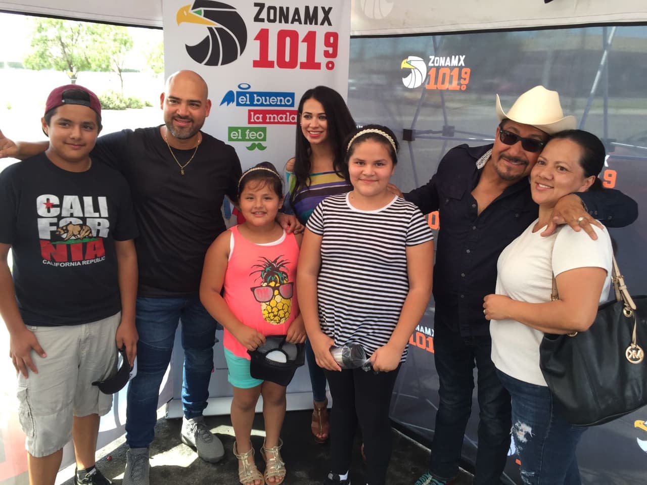 Los oyentes de Anaheim en California disfrutaron de un día lleno de sorpresas al lado de 'El Bueno, La Mala y El Feo'.