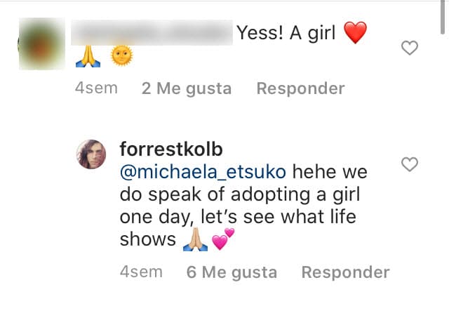 "
<b>Hemos hablado de adoptar </b>una niña algún día. Veremos qué nos depara la vida", reveló. 
<br>