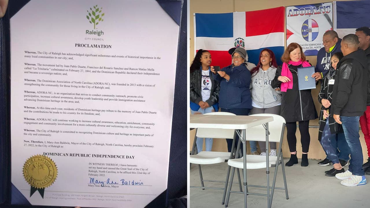 La comunidad dominicana de Carolina del Norte celebró este domingo 27 de febrero el 178 aniversario de la Independencia de la República Dominicana.