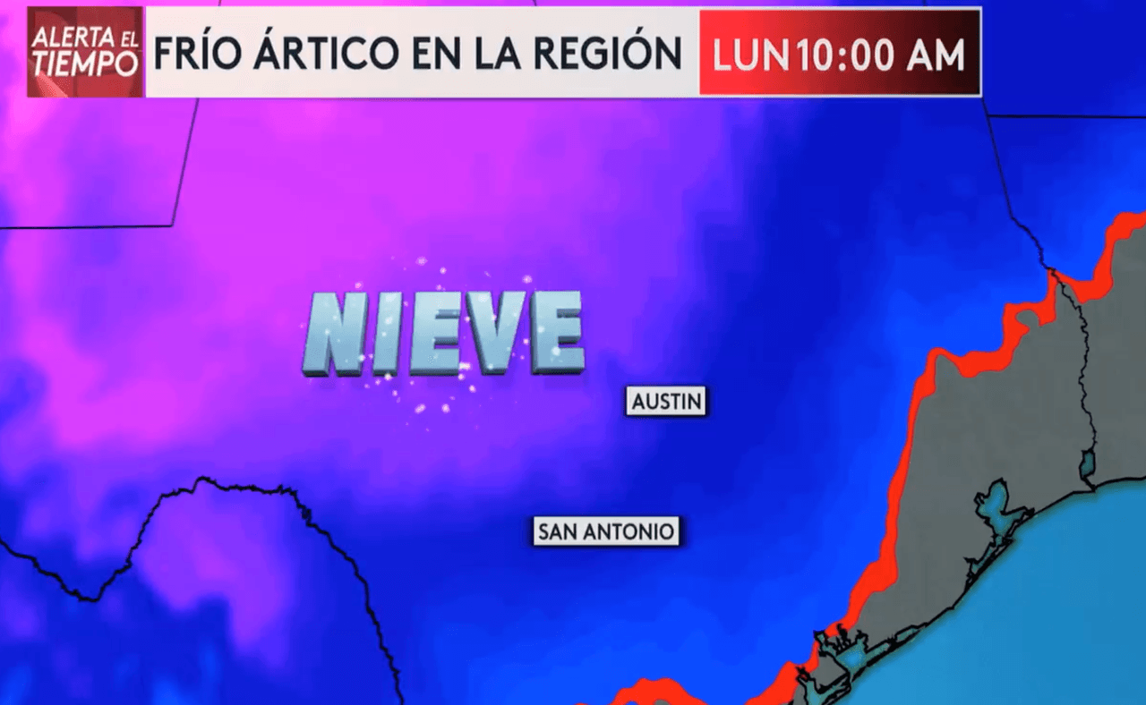 Para el domingo y lunes se espera la posibilidad de nieve. El domingo la mínima será de alrededor de 18. Mientras, el lunes sigue la posibilidad de nieve posiblemente mezclada con lluvia helada.