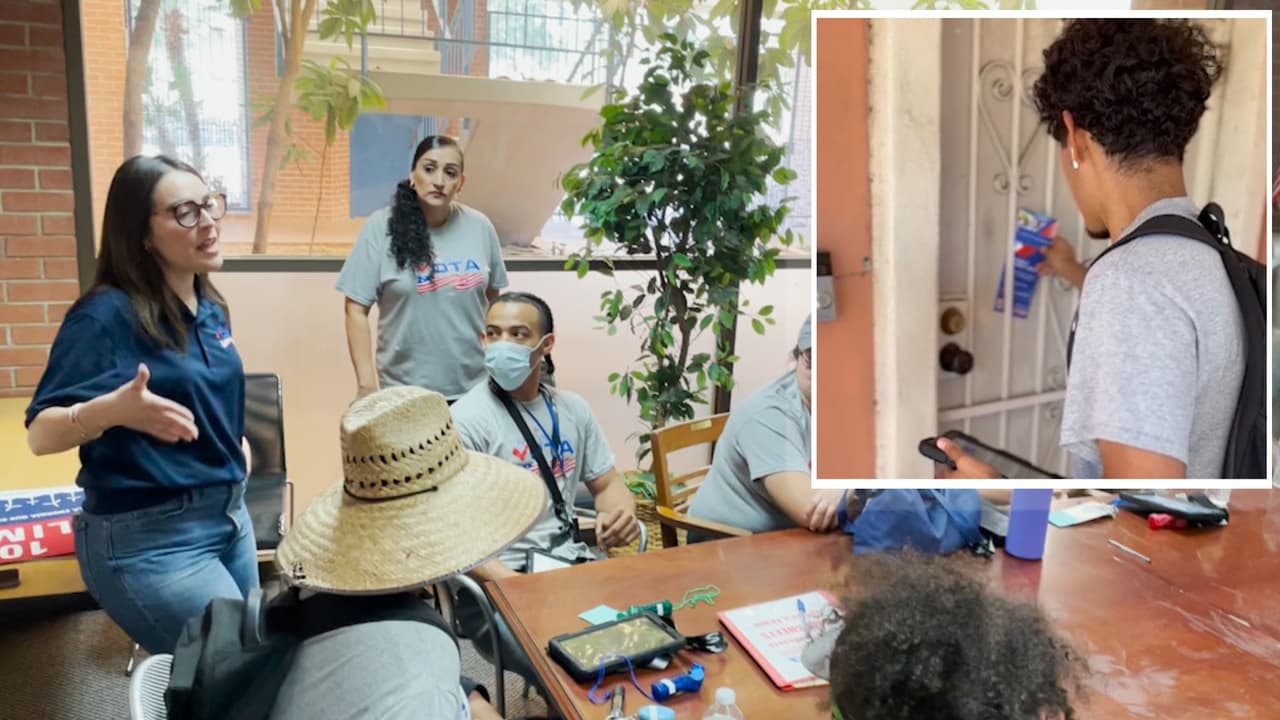 A una semana de las elecciones se intensifica el trabajo de organización que promueve el voto latino