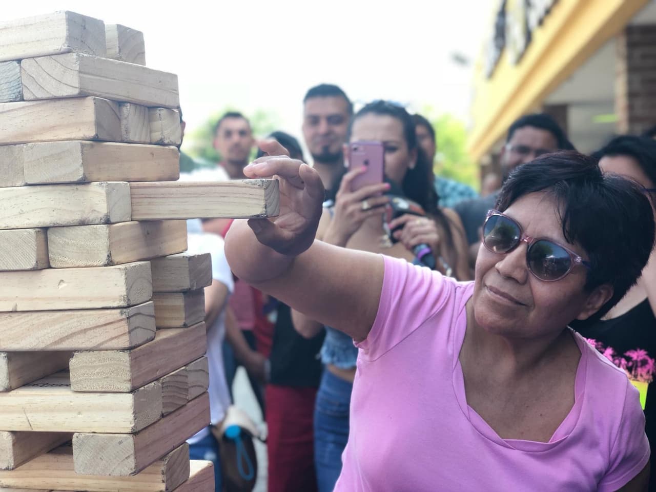 Y cada vez hubo más gente que quería participar.