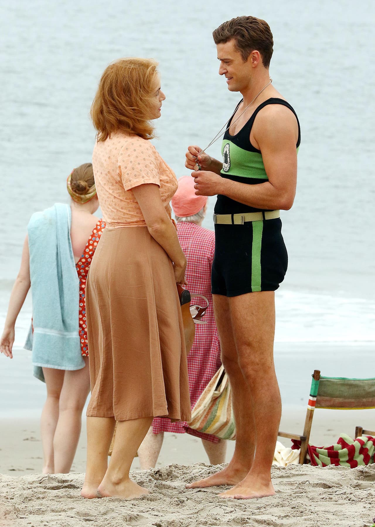 Durante sus descansos se les vio platicar como grandes amigos.