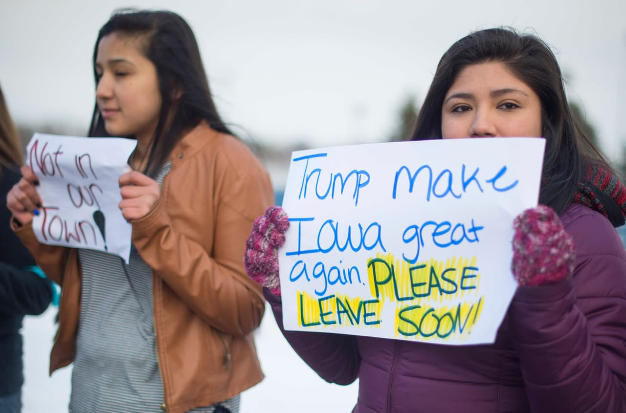 Por qué el caucus de Iowa pone a prueba la “rabia” latina contra Trump