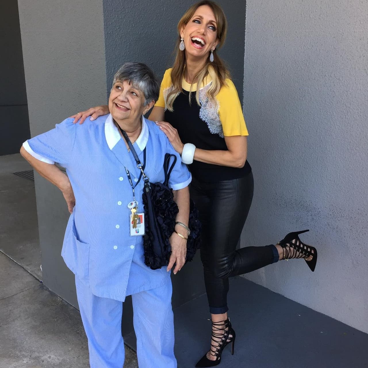 A través de sus redes sociales, La Flaca compartió una serie de fotografías en donde aparece a lado de Martica.