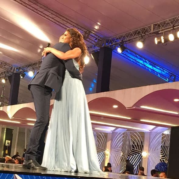 El escuchar su nombre, sin duda fue un momento muy emocionante para todos.