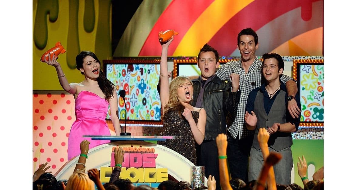 actores iCarly en premios Nickelodeon
