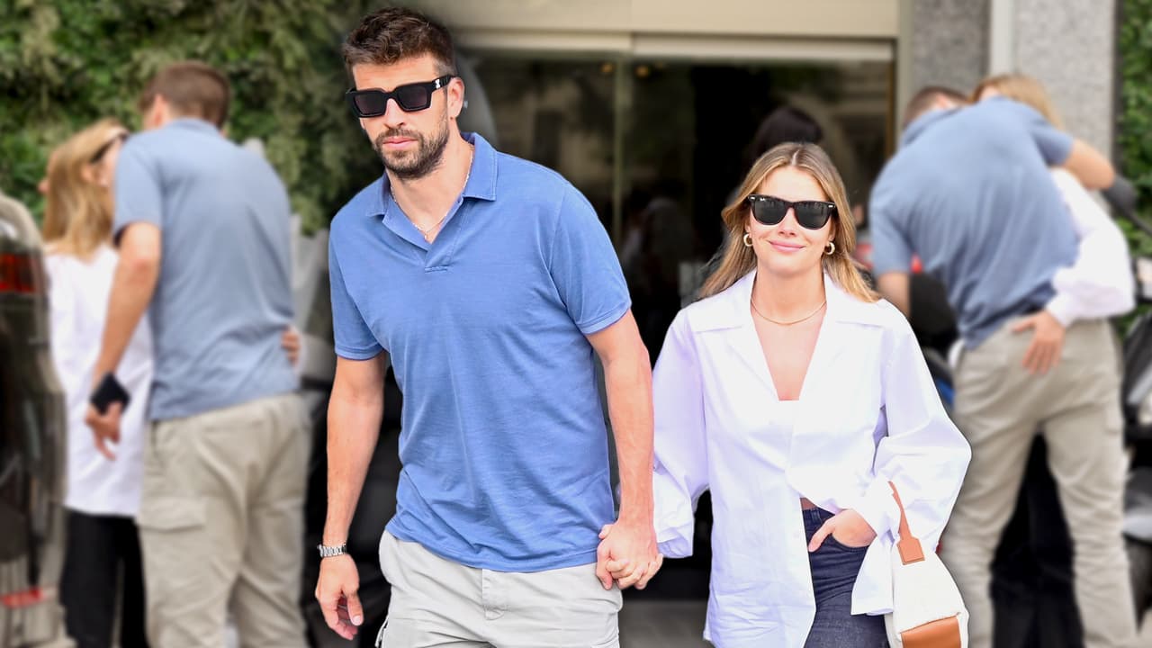 Captan a Piqué y Clara Chía en apasionados besos en plena calle tras audiencia contra paparazzi