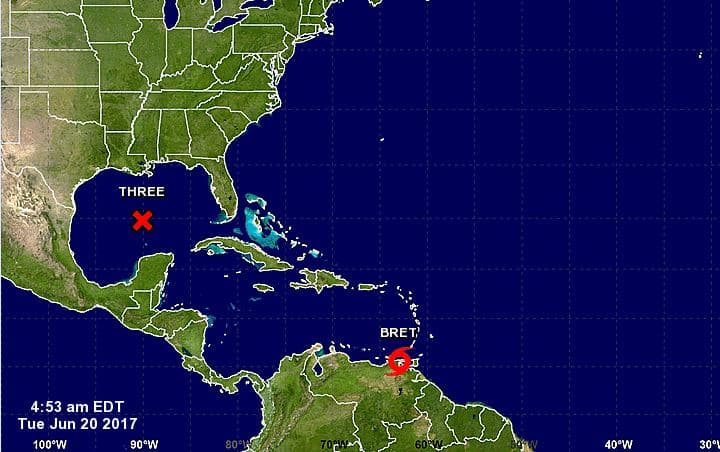 La costa de Louisiana está en alerta por tormenta tropical, que podría afectar a Texas y Florida