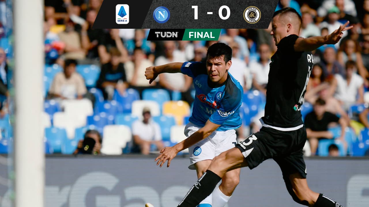 Con asistencia del Chucky, Napoli logra triunfo agónico sobre Spezia