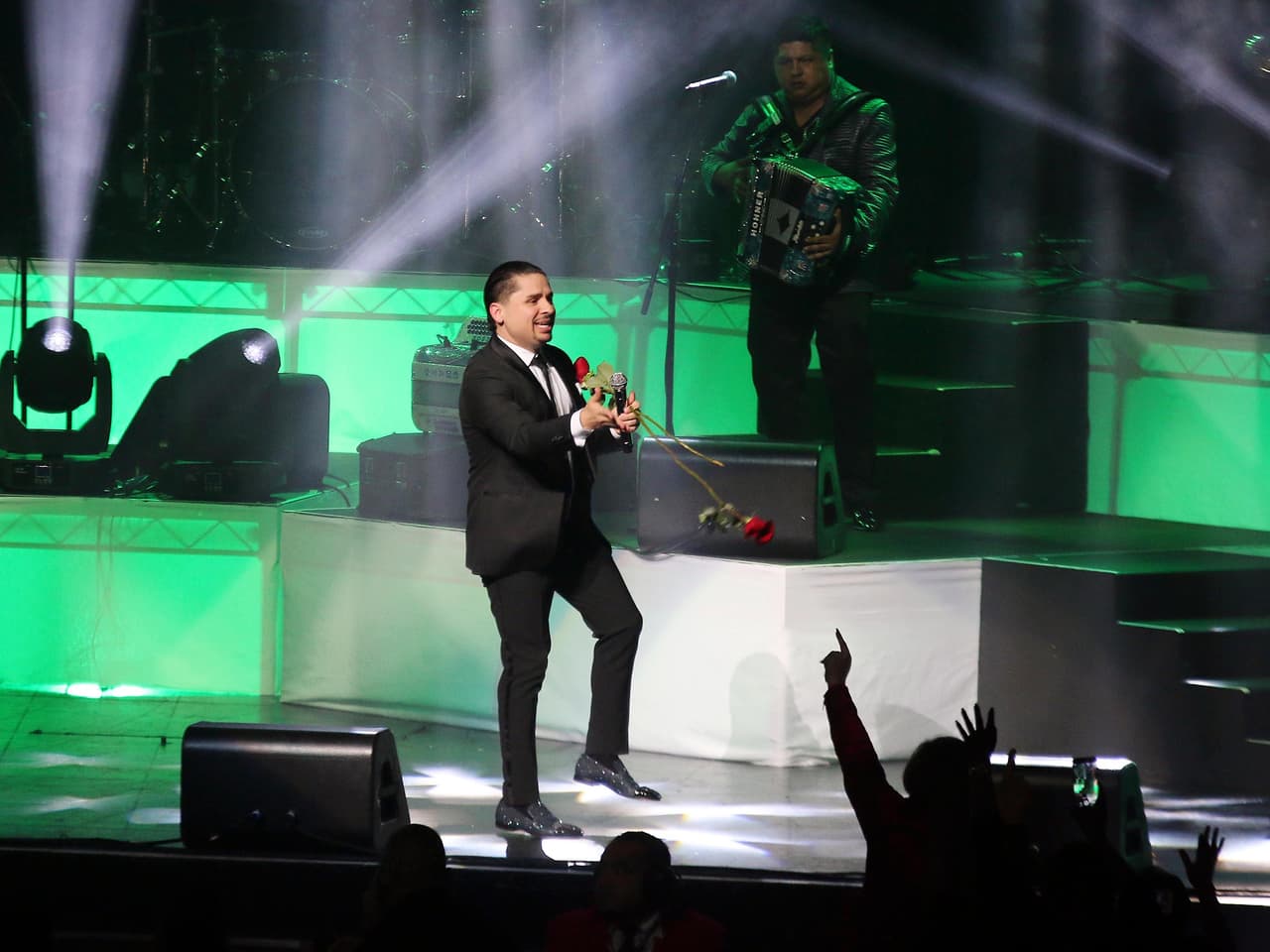 La noche fue espectacular y eso lo gozaron sus fans.