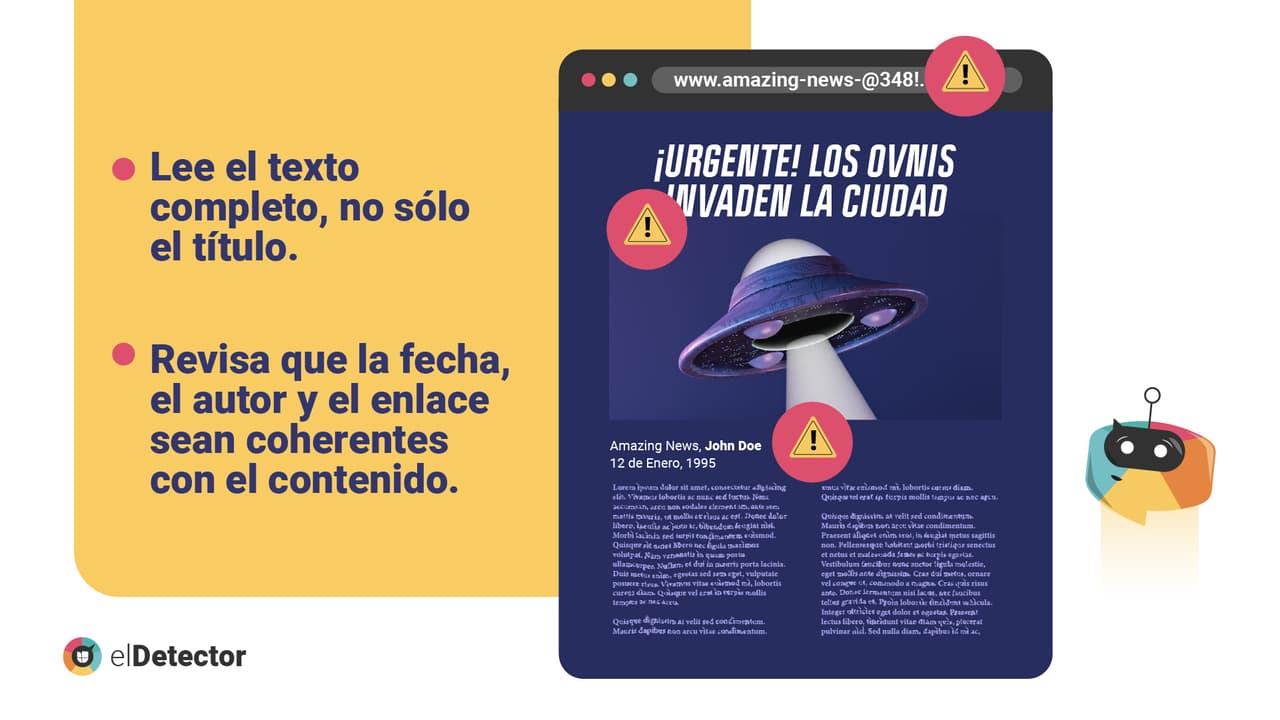 Al momento de verificar, la observación es importante.