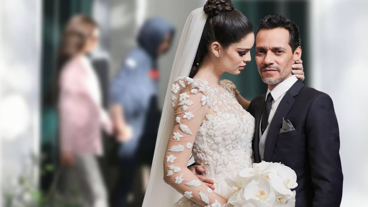Las primeras imágenes de Marc Anthony y Nadia Ferreira rumbo a su luna de miel tras su boda en Miami