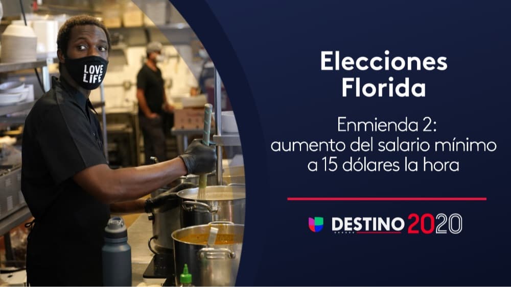 Votantes en Florida aprueban enmienda al salario mínimo de $15 por hora